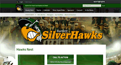 Desktop Screenshot of bartlettsilverhawks.com