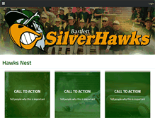Tablet Screenshot of bartlettsilverhawks.com
